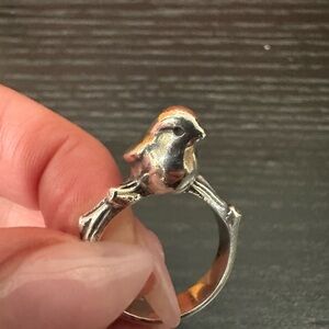 ✨ James Avery Bird on a Branch Ring – Retired ✨